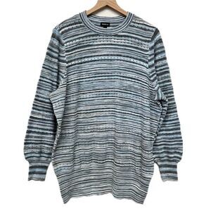 Torrid Blue Striped Knit Sweater - Size 2X